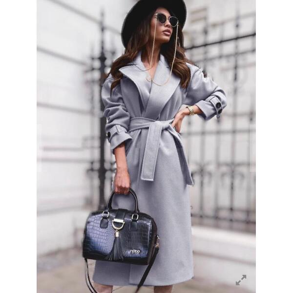 Moda Italia Palton dama lolita gri